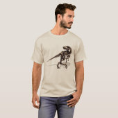 Dinosaur T-Rex Skeleton T-shirt (Voorkant volledig)