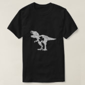 Dinosaur T Rex St Patricks Day Shamrock Volwassene T-shirt (Design voorkant)