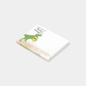 Dinosaur t-rex zomerse leuke strandbal post-it not post-it® notes (Schuin)