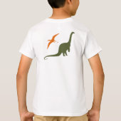 Dinosaur T-shirt, Birthday T-shirt (Achterkant)