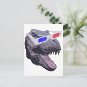 Dinosaur t-shirts briefkaart (Staand voorkant)