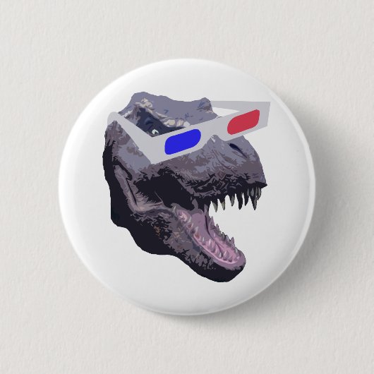 Dinosaur t-shirts ronde button 5,7 cm (Voorkant)