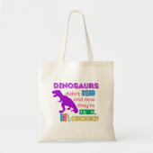 Dinosaur Tas Library Bag (Voorkant)