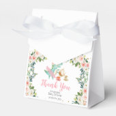 Dinosaur Tea Party Birthday Baby shower Favor Box Bedankdoosjes (Voorkant Zijde)