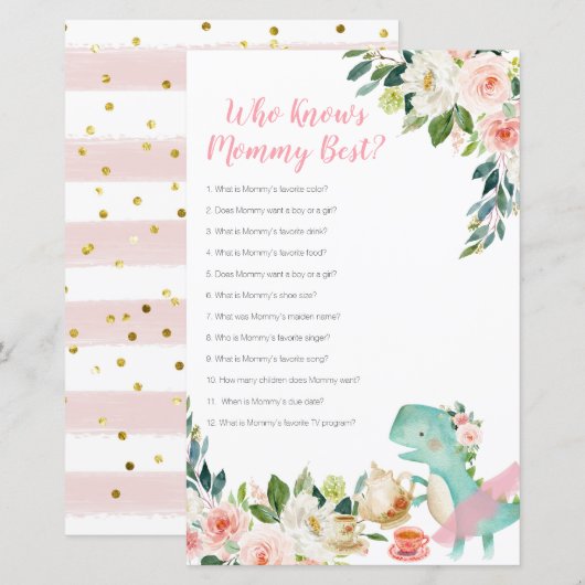 Dinosaur Tea Party die mama het beste kent (Voorkant / Achterkant)