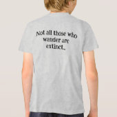 Dinosaur Teeth Tri-Blend Shirt (Achterkant)