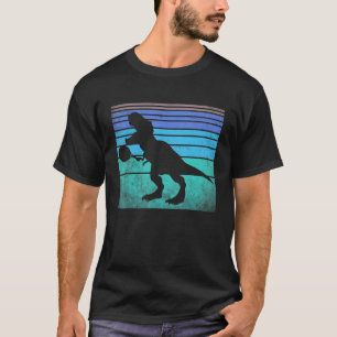 Dinosaur Tennis Racket Sports T-shirt