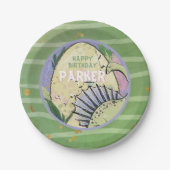 Dinosaur Thaise Partij Papieren Bordje (Voorkant)