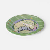 Dinosaur Thaise Partij Papieren Bordje (Gekanteld)