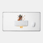 Dinosaur Thanksgiving Boys Turkey Saurus T rex Kin Bureaumat (Keyboard & Muis)