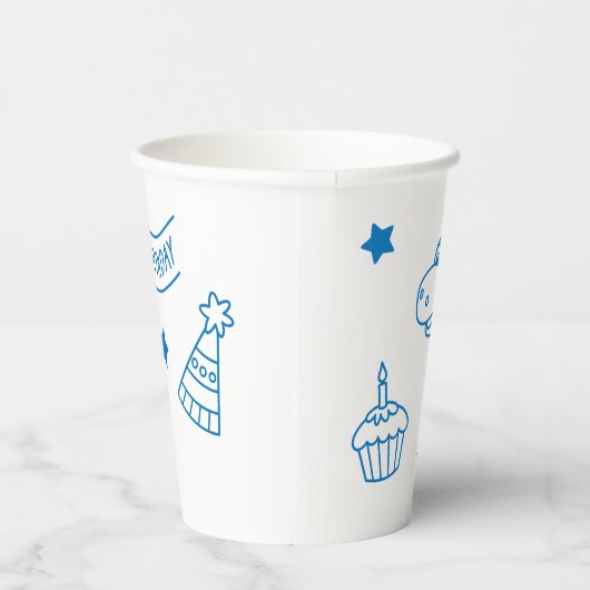 dinosaur theme birthday boy papieren bekers (Rechts)