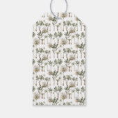 Dinosaur Theme Birthday Hartelijk dank Cadeaulabel (Achterkant)