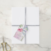 Dinosaur Theme Birthday Hartelijk dank Cadeaulabel (Met Touw)