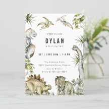 Dinosaur Theme Birthday Party