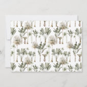 Dinosaur Theme Joint Birthday Party Kaart (Achterkant)