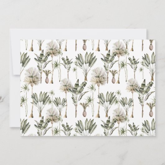 Dinosaur Theme Joint Birthday Party Kaart (Achterkant)