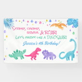 Dinosaur Theme Party Banner (Horizontaal)