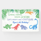 Dinosaur Theme Party Banner (Horizontaal)