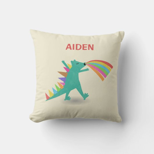 Dinosaur Theme Sierkussen voor Boy (Voorkant)
