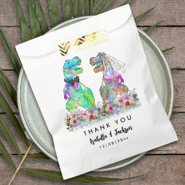 Dinosaur Theme Wedding Bedankt Bedankzakje