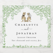 Dinosaur Theme Wedding Custom Bier Etiket (Enkel label)