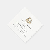 Dinosaur Theme Wedding Custom Servet (Hoek)