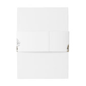 Dinosaur Theme Wedding Custom  Uitnodigingen Wikkel (Achterkant Voorbeeld)