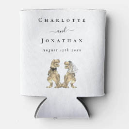 Dinosaur Theme Wedding gepersonaliseerd Blikjeskoeler