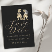 Dinosaur Themed Wedding Save The Date