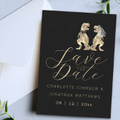 Dinosaur Themed Wedding Save The Date