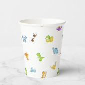 Dinosaur Thlek Kids Birthday Party Papieren Bekers (Links)