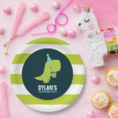 Dinosaur Thlek Kids Birthday Party Papieren Bordje (Feest)