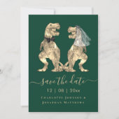 Dinosaur ThMED Wedding Save The Date (Voorkant)