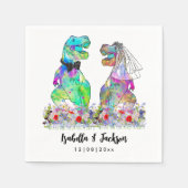 Dinosaur ThMED Wedding Servet (Voorkant)