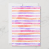 Dinosaur Three Rex 3rd Birthday Party Kaart (Achterkant)