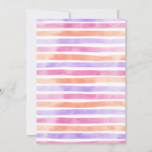 Dinosaur Three Rex 3rd Birthday Party Kaart (Achterkant)