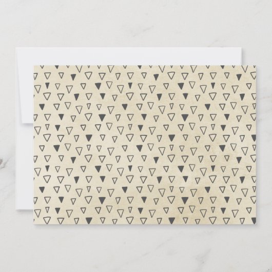 Dinosaur Three-Rex Birthday Invitation Boy Dino Kaart (Achterkant)