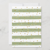 Dinosaur Three-Rex Birthday Invitation Kaart (Achterkant)