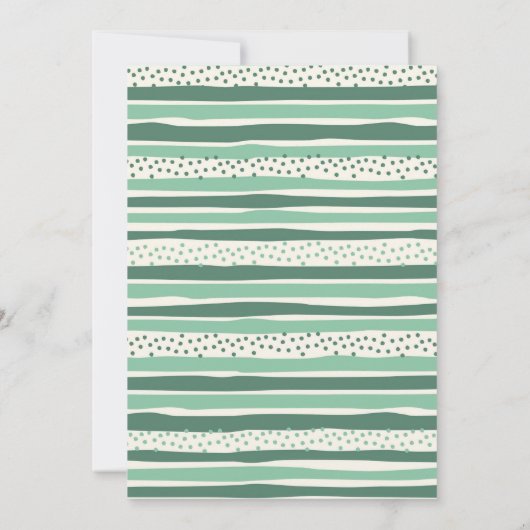 Dinosaur Three-Rex Boy's 3e verjaardagsfeestje Kaart (Achterkant)