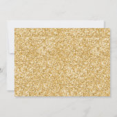 Dinosaur Three-Rex Dino Girl Pink Gold Birthday Kaart (Achterkant)