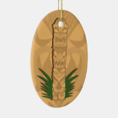 Dinosaur Tiki Totem Keramisch Ornament (Rechts)