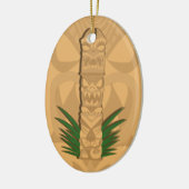 Dinosaur Tiki Totem Keramisch Ornament (Links)