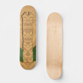 Dinosaur Tiki Totem Skateboard (Voorkant)