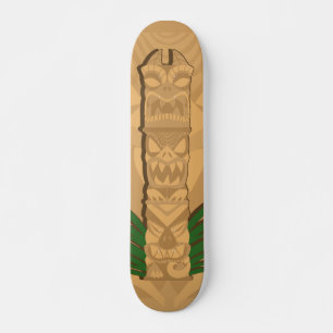 Dinosaur Tiki Totem Skateboard