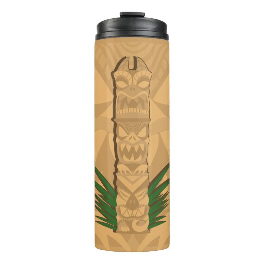 Dinosaur Tiki Totem Thermosbeker (Voorkant)