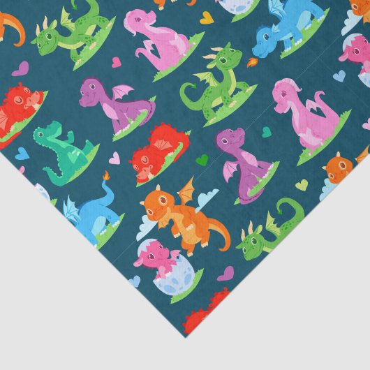 Dinosaur Tissuepapier (Detail)