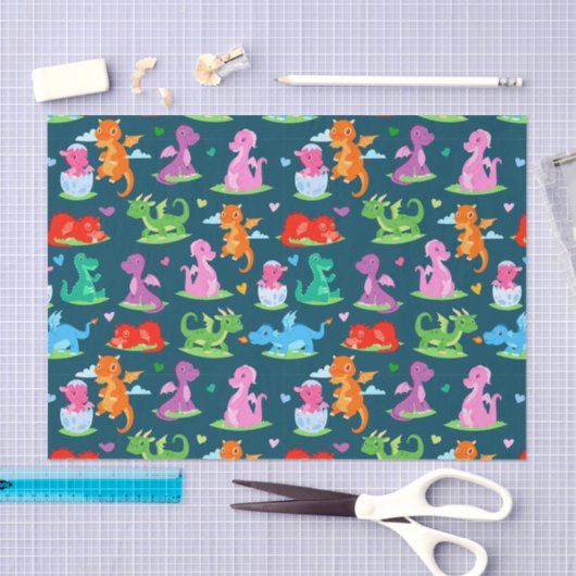 Dinosaur Tissuepapier (Craft)