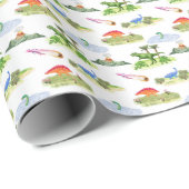 Dinosaur Toile (Original Colors) Cadeaupapier (Rol Hoek)