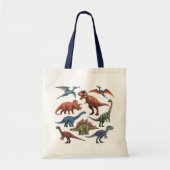 Dinosaur Tote Bag (Voorkant)