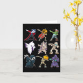 Dinosaur Trainer Halloween Costume Retro S Kaart (Gele Bloem)